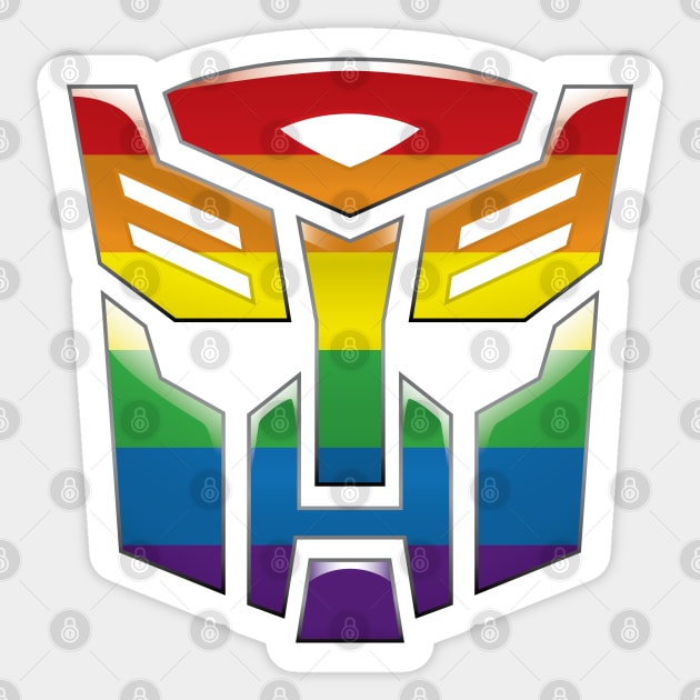 Pride Autobot Sticker by Rodimus13